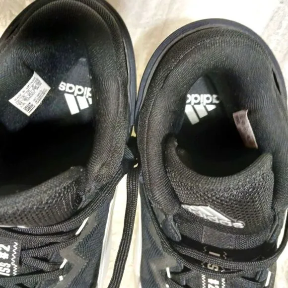 ADIDAS D.O.N Issue #2 Black Athletic Shoes Men's Size 11