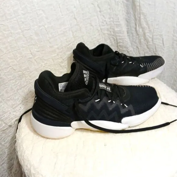 ADIDAS D.O.N Issue #2 Black Athletic Shoes Men's Size 11