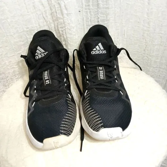 ADIDAS D.O.N Issue #2 Black Athletic Shoes Men's Size 11
