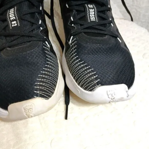 ADIDAS D.O.N Issue #2 Black Athletic Shoes Men's Size 11