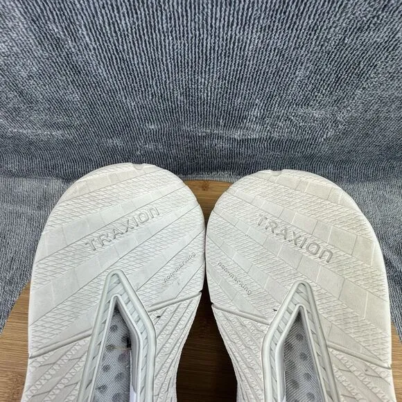 Adidas Dropset 2 Shoes Womens Size 9.5 White Gray Lifting Gym Workout Sneakers