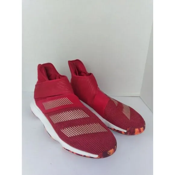 Adidas Harden‎ B/E 3 Basketball Shoes Red Gold Sneakers Athletic Size