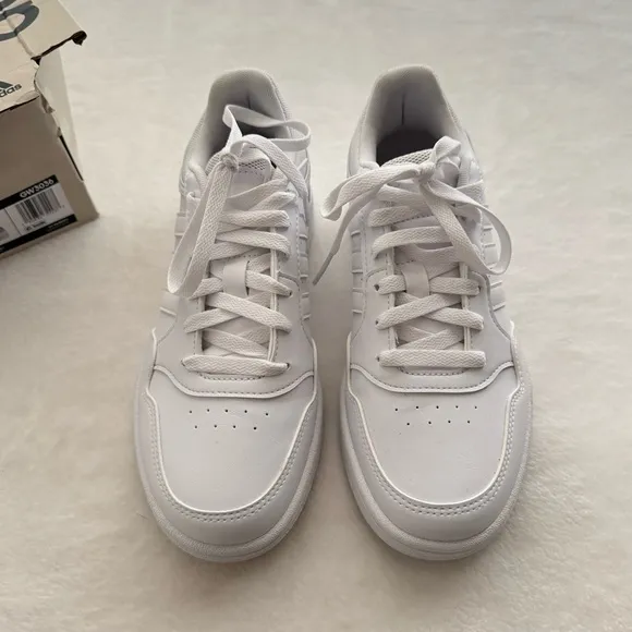 Adidas Hoops 3.0 White Sneakers in Size 7 New In Box