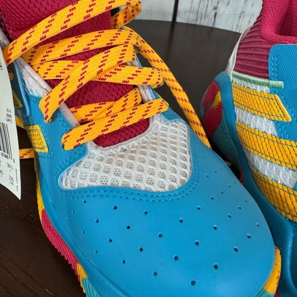 ADIDAS JAMES HARDEN STEPBACK Kids Colorful Athletic Shoes Limited Edition 6Y NWT