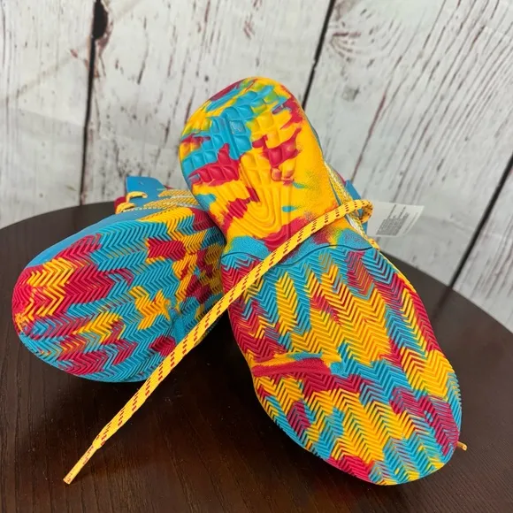 ADIDAS JAMES HARDEN STEPBACK Kids Colorful Athletic Shoes Limited Edition 6Y NWT