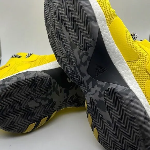 Adidas James harden Vol 6. Black yellow performance Basketball shoes Men 12 New
