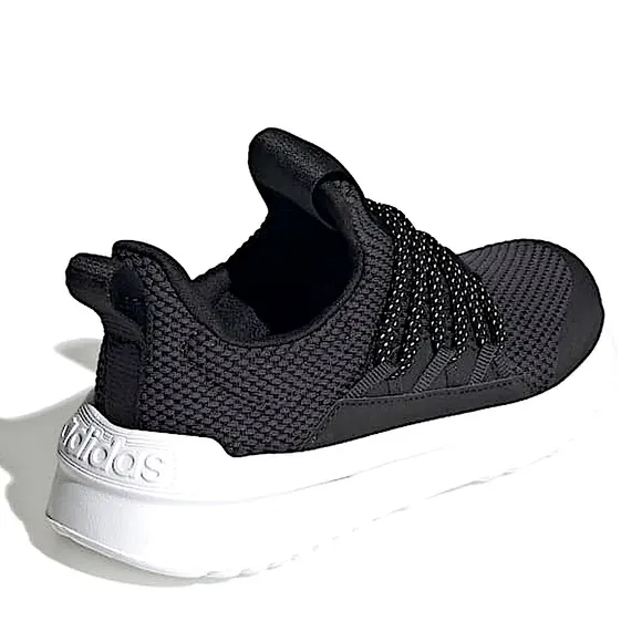 adidas Lite Racer Adapt 5.0 Kids’ Lifestyle Running Shoe in Black/White/Carbon