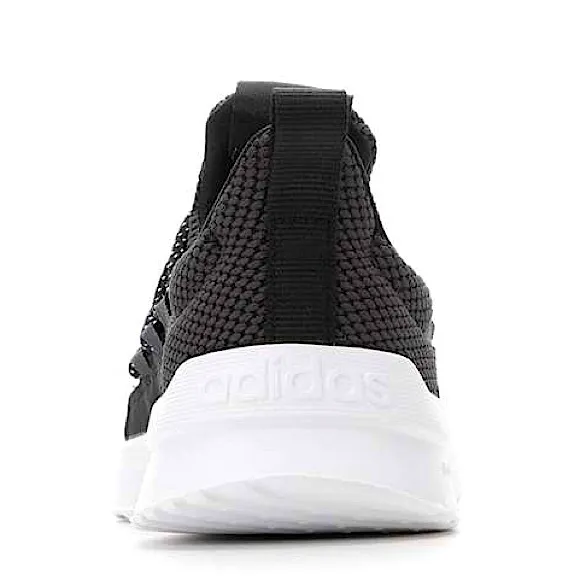 adidas Lite Racer Adapt 5.0 Kids’ Lifestyle Running Shoe in Black/White/Carbon