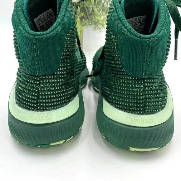 Adidas mens Green Pro Bounce 2019 Basketball sneakers  Size 7 ART G26168 wom 8.5