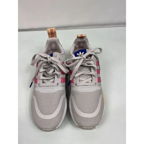 ADIDAS MULTIX J GX8398 YOUTHY SHOES SNEAKER SIZE 5 PINK, Gray, Yellow