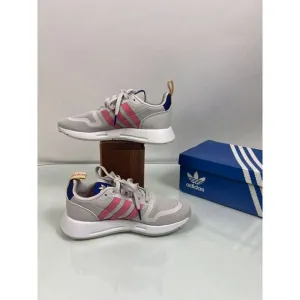 ADIDAS MULTIX J GX8398 YOUTHY SHOES SNEAKER SIZE 5 PINK, Gray, Yellow
