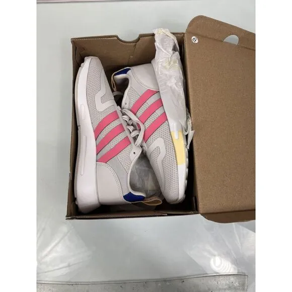 ADIDAS MULTIX J GX8398 YOUTHY SHOES SNEAKER SIZE 5 PINK, Gray, Yellow
