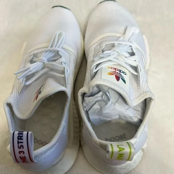 Adidas Nmd White Pride LGBTQ Sneakers New 5.5 Women