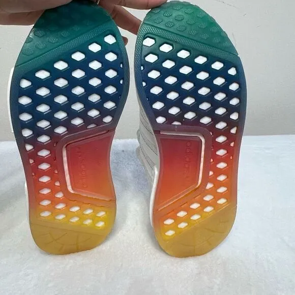 Adidas Nmd White Pride LGBTQ Sneakers New 5.5 Women