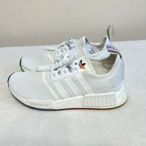 Adidas Nmd White Pride LGBTQ Sneakers New 5.5 Women