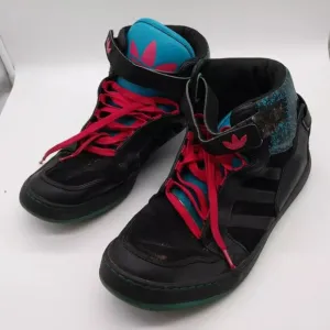 Adidas Original Adi-Rise AR 3.0 Sneakers Mens 13 Black Blue High Top Shoes Strap