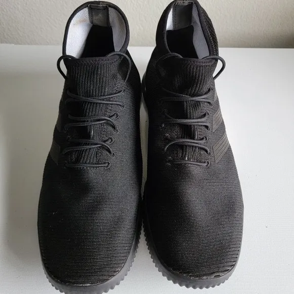 Adidas‎ Predator Tango 18.1 TR Black Knit White Shoes DB2062 Mens Size 13.5 Gym