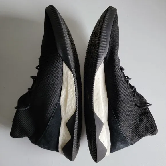 Adidas‎ Predator Tango 18.1 TR Black Knit White Shoes DB2062 Mens Size 13.5 Gym