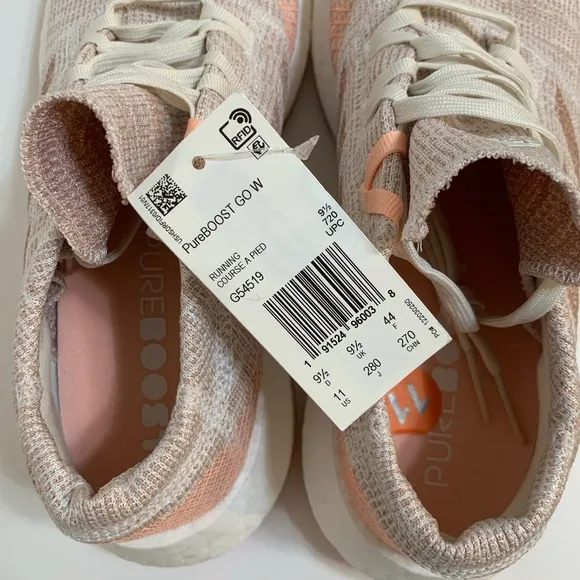 Adidas PureBoost Go Cloud White/ Ash Pearl Women’s Size 11 NWT G54519
