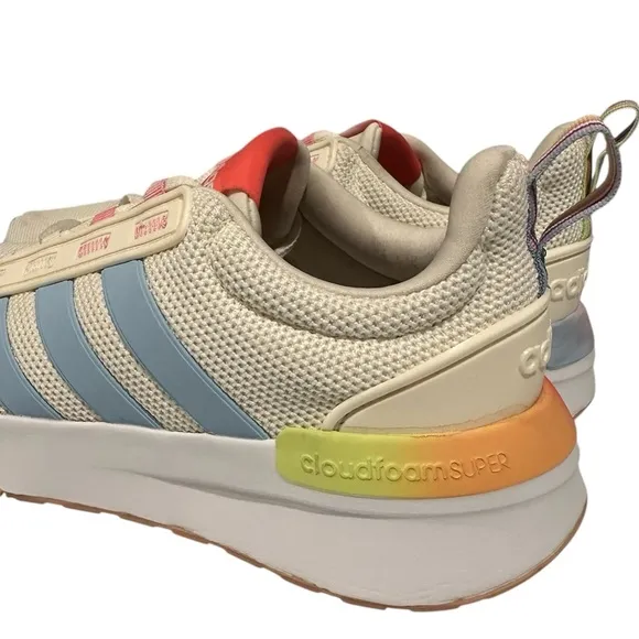 Adidas Racer TR21 Love Unites White Blue Sneakers GZ1992 Women's Size 10
