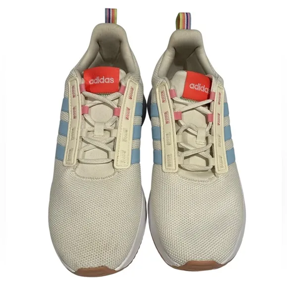 Adidas Racer TR21 Love Unites White Blue Sneakers GZ1992 Women's Size 10