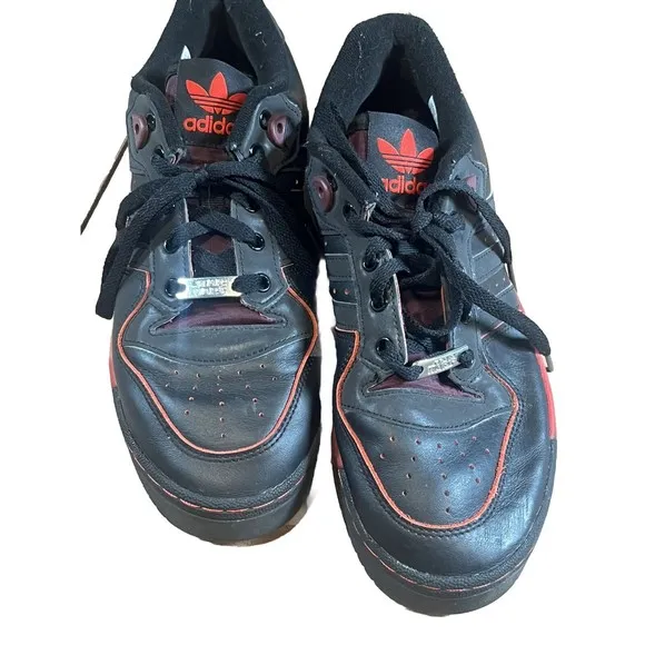 Adidas Rivalry Low x Star Wars‎ Men's Shoes Sz 8 FV8036 Black Red
