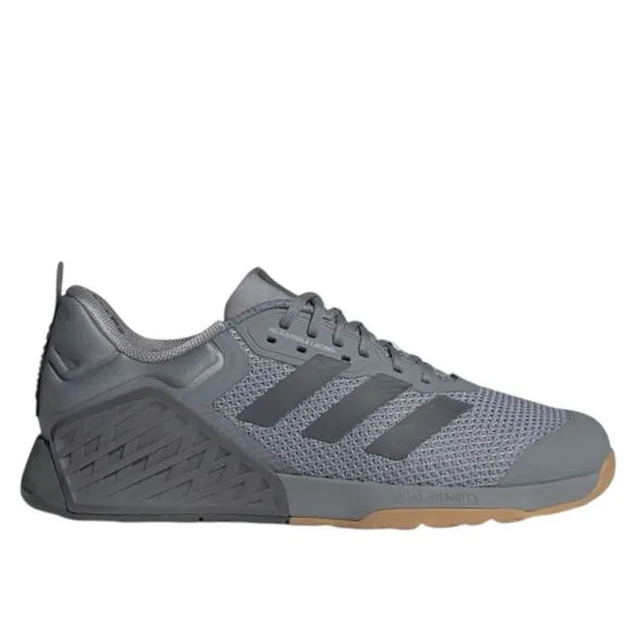 adidas Shoes Men Size 12 Dropset 3 Gym Strength Training Grey Sneakers NWOT