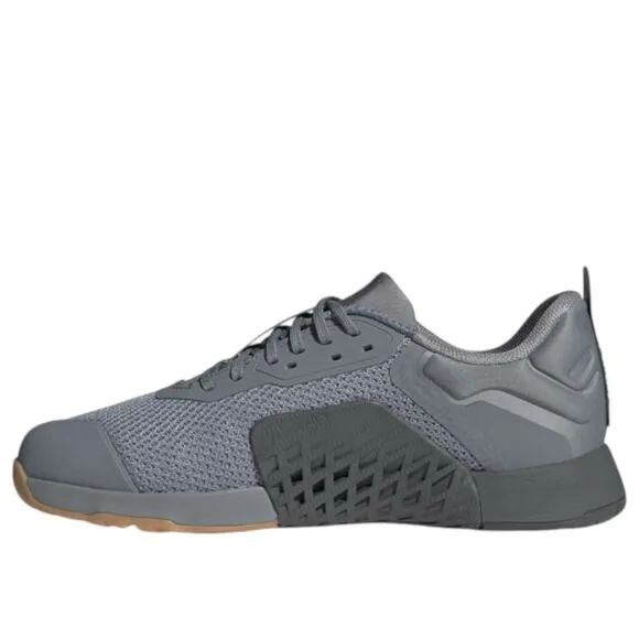 adidas Shoes Men Size 12 Dropset 3 Gym Strength Training Grey Sneakers NWOT