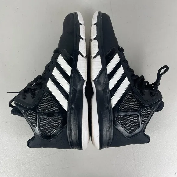 Adidas Shoes Mens 13 Cross Em Mid Black White Basketball Shoes G59385