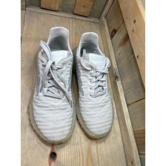 Adidas Sobakov Originals Grey Suede Mens Sneakers Shoes US7 Gum Soles