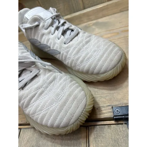 Adidas Sobakov Originals Grey Suede Mens Sneakers Shoes US7 Gum Soles