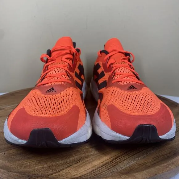 Adidas Solar Boost 3 Solar Red Mens Black And Orange Size 12 Running Shoes