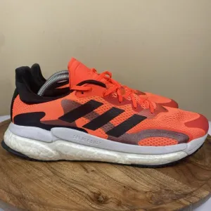 Adidas Solar Boost 3 Solar Red Mens Black And Orange Size 12 Running Shoes