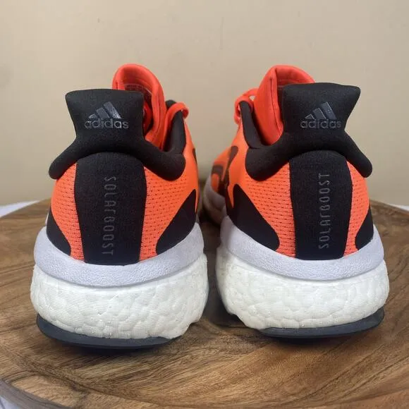 Adidas Solar Boost 3 Solar Red Mens Black And Orange Size 12 Running Shoes