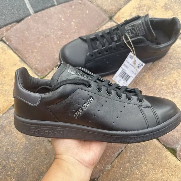 Adidas Stan Smith Lux Black Carbon Men's Athletic Shoes HQ6787 Size 6