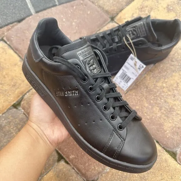 Adidas Stan Smith Lux Black Carbon Men's Athletic Shoes HQ6787 Size 6