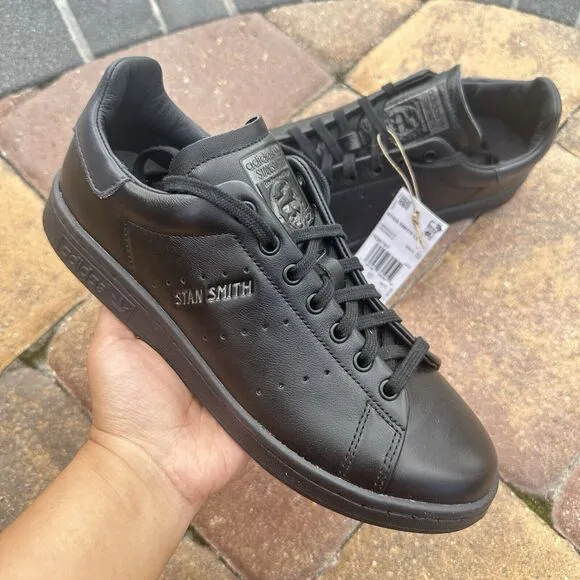 Adidas Stan Smith Lux Black Carbon Men's Athletic Shoes HQ6787 Size 6