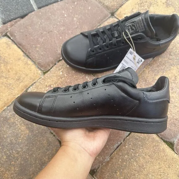Adidas Stan Smith Lux Black Carbon Men's Athletic Shoes HQ6787 Size 6