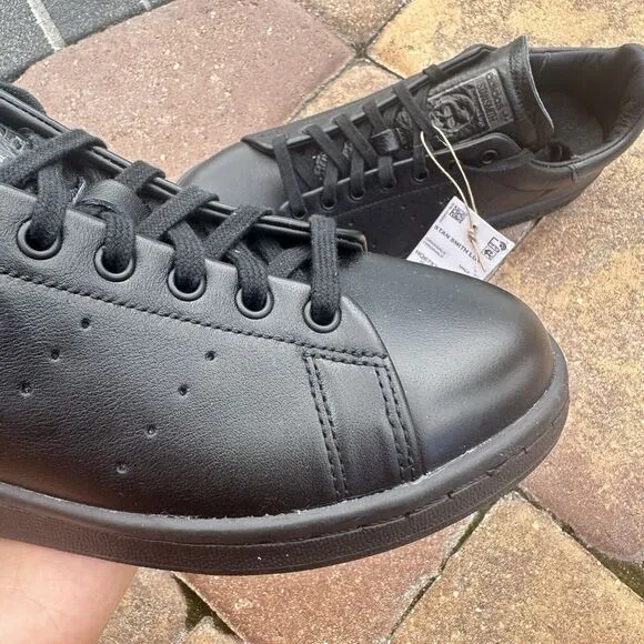 Adidas Stan Smith Lux Black Carbon Men's Athletic Shoes HQ6787 Size 6