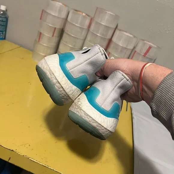 Adidas ULTRABoost 22 White Orange Mint Rare Gym Men Running Shoes GX5463 - US 11