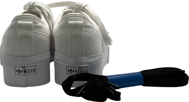 adidas White Originals Nizza Platform Trainers UK 4 EU 37 👠