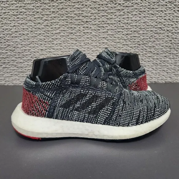 ADIDAS Women's Red and Black Eco Ortholite Mesh Shoes Size 4