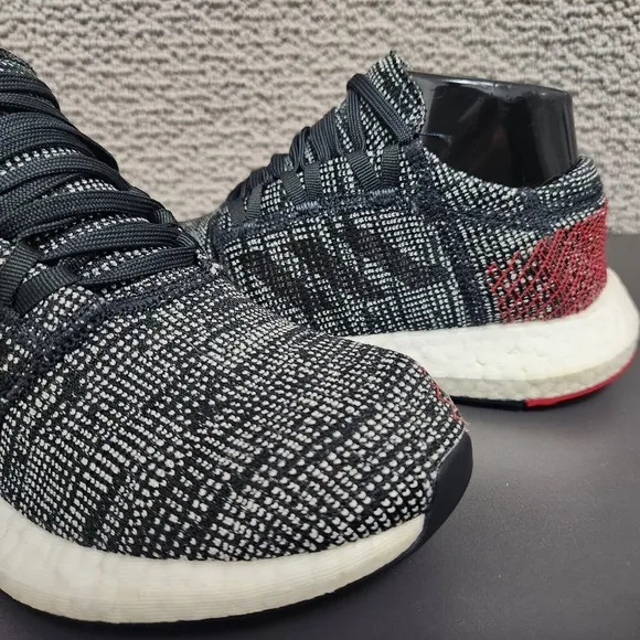 ADIDAS Women's Red and Black Eco Ortholite Mesh Shoes Size 4