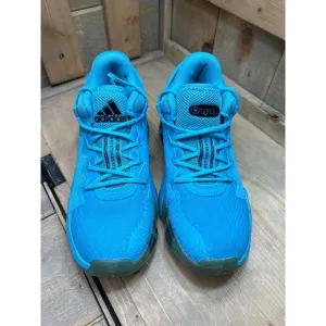 Adidas x Crayola Signal Cyan Sneakers D.O.N Issue 2 J FW8752 Mens 4.5 Womens 5.5