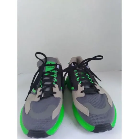 Adidas ZX 2K Boost 2.0 Running Shoes Gray Green‎ Sneakers