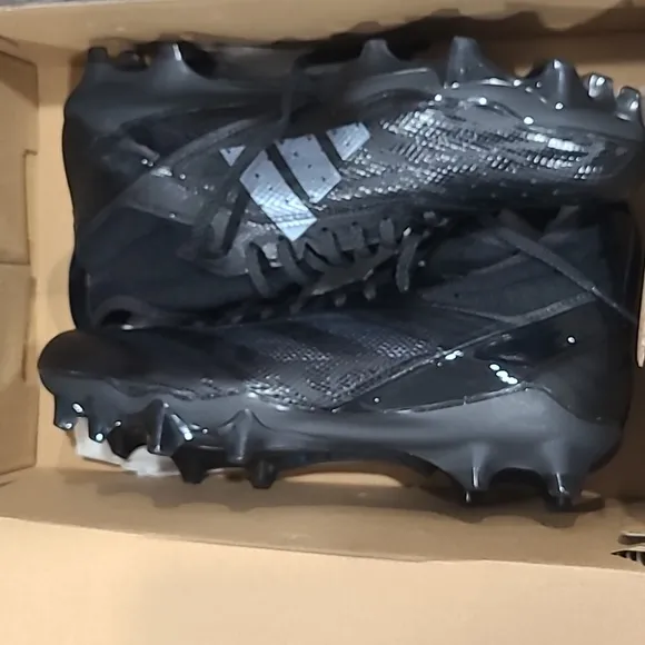 Adizero Impact Football Cleats- Black Size 10