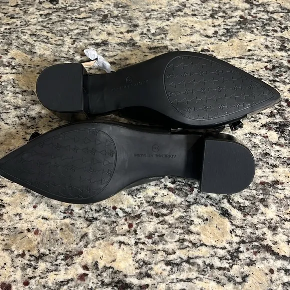 Adrienne Vittadini Chrome Toe Slingback Shoes