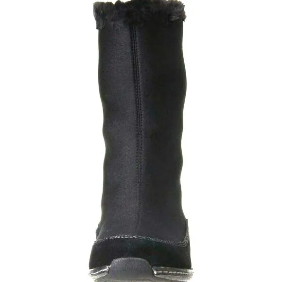 Aetrex NEW Women Boot 8.5 Blackberry Orthopedic Waterproof Stretch Mid Calf Snow