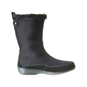 Aetrex NEW Women Boot 8.5 Blackberry Orthopedic Waterproof Stretch Mid Calf Snow