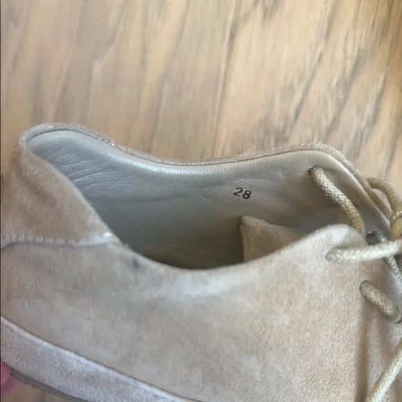 Age of Innocence Gents Leo Beige Suede Shoes US 11 / EU 28
